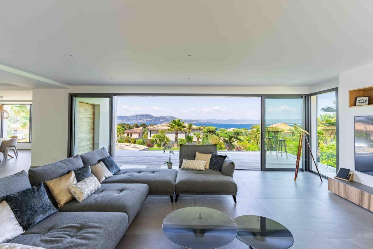 Villa Palma Giens - Vue Panoramique -piscine Chauffee Mai A Septembre- 4 -garage Hyères